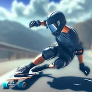 Downhill racer