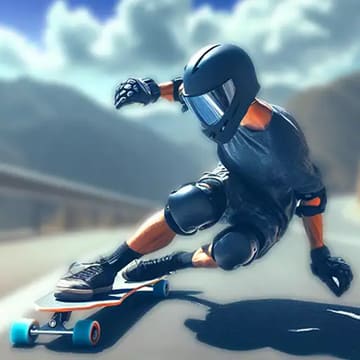 Downhill racer